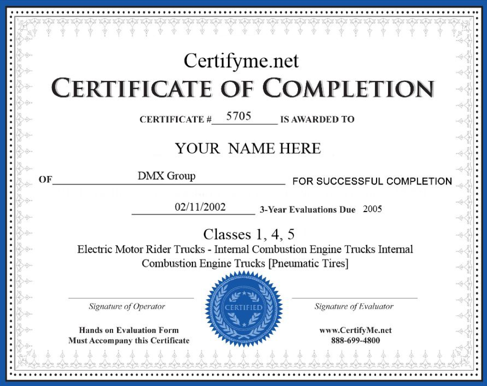 online forklift certification